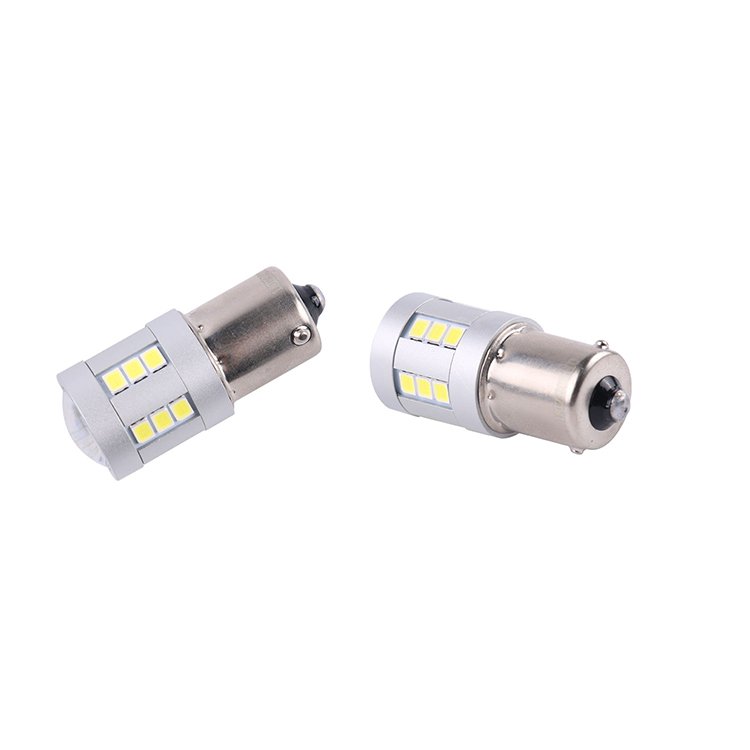 BAY15D BAU15S BA15S Error Free Truck Accessories Super Bright Lighting System Taillight 24v 2835 White LED Light Bulb