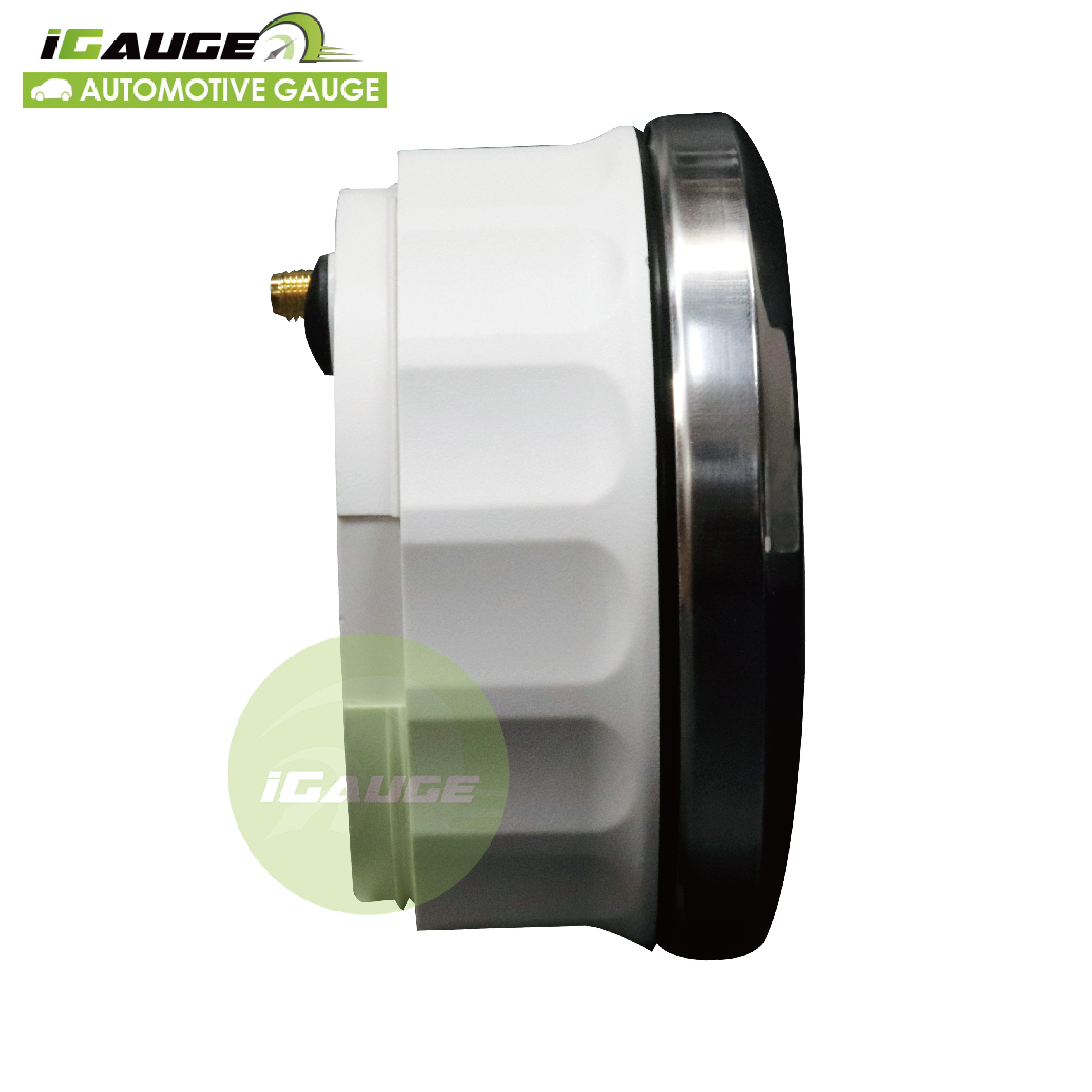 85mm Electrical 8000 RPM Black Face White LED Digital Hour Meter Display Needle Heavy Truck Bus Agricultural Machine Tachometer
