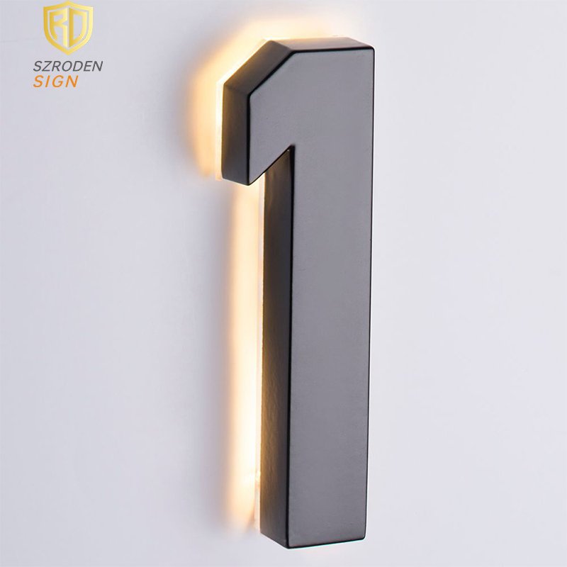 New Arrival Back-Lit Led Letter Sign Custom Led Logo 3d Led Sign of Company Reception Sign