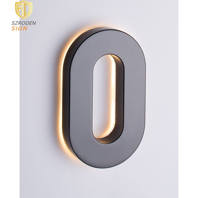 New Arrival Back-Lit Led Letter Sign Custom Led Logo 3d Led Sign of Company Reception Sign