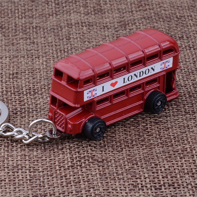 Metal Craft London Bus Key Chain Custom Keychain Accessories Souvenir Gift