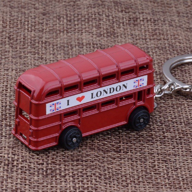 Metal Craft London Bus Key Chain Custom Keychain Accessories Souvenir Gift