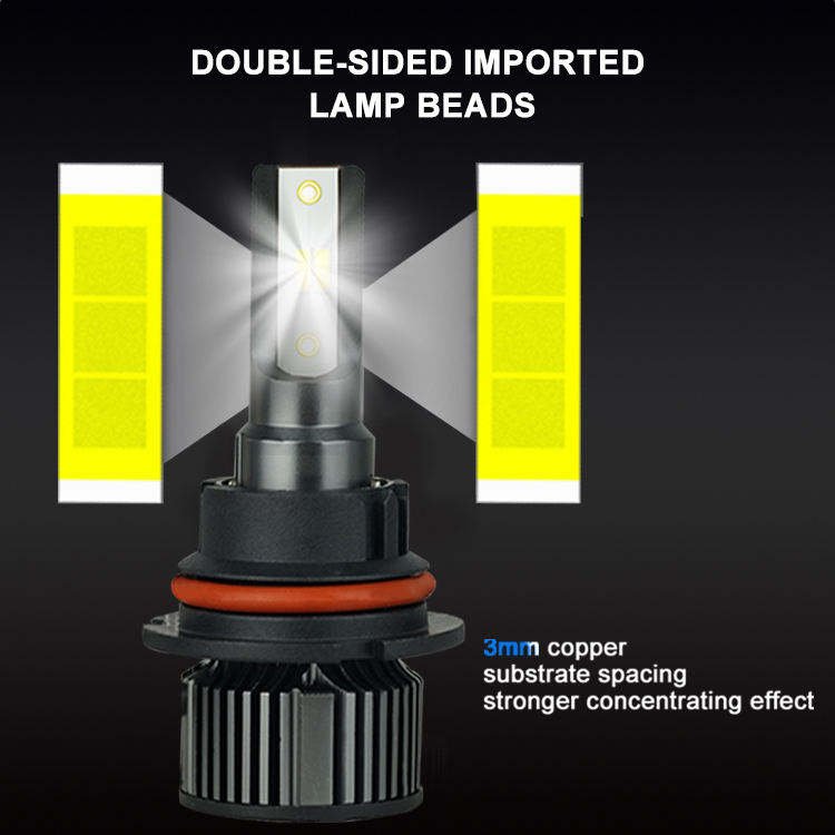 50W 5000Lm Auto Headlight Fog Light H7 H1 H3 H11 9004 9007 6000K Car Accessories Auto Headlamp Light Bulbs