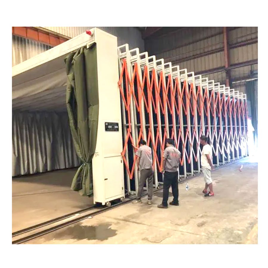 Hot Sale Mobile Retractable Spray Paint Booth with Dust Collection System for Big Bus