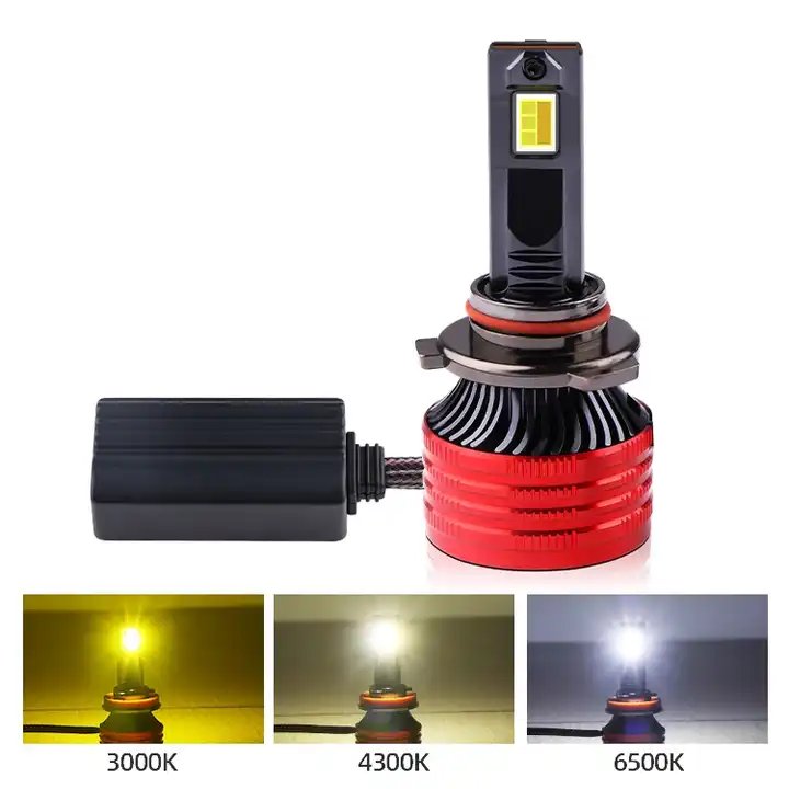 3 Color 6000K 4300K 3000K Auto LED Headlamp H4 Car Fog Light Led Headlamp Headlight