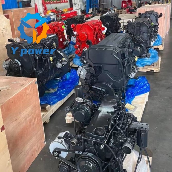 CCUMMINS 185-230hp Construction Machinery 6BT6.7 B6.7 Diesel Engine Assy 6 Cylinder Machinery Motor