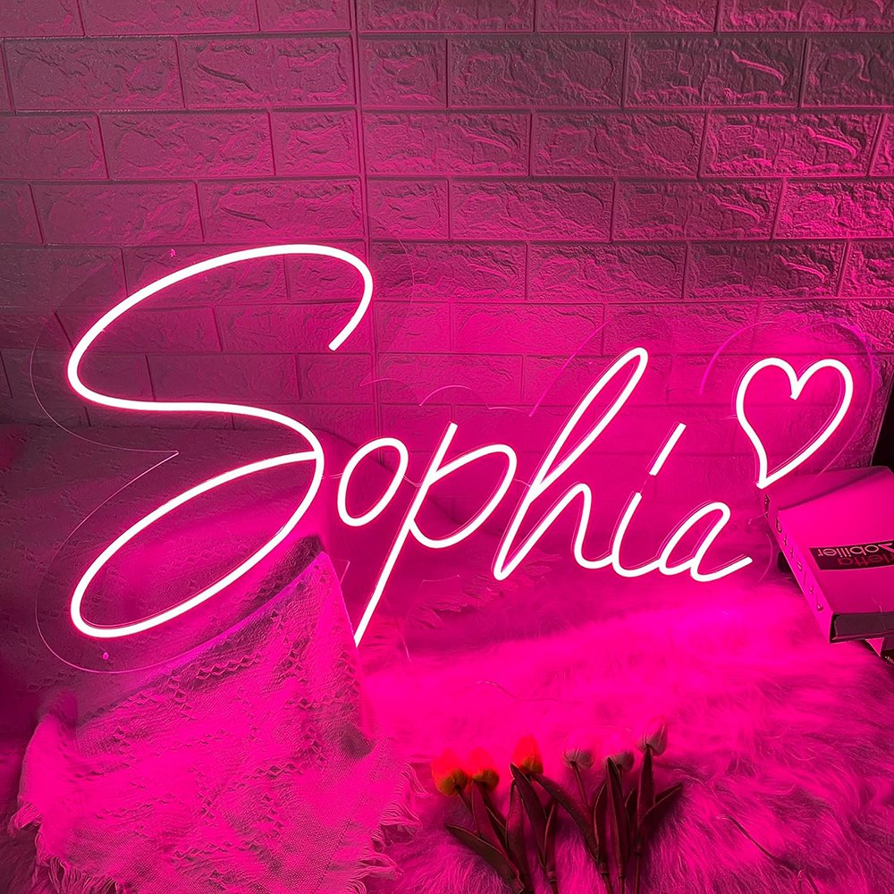 Personalized Name Neons Signs Party Supply Customized Logos Decoration Signage LED Neon Lights Sign LED Custom Neon Sign