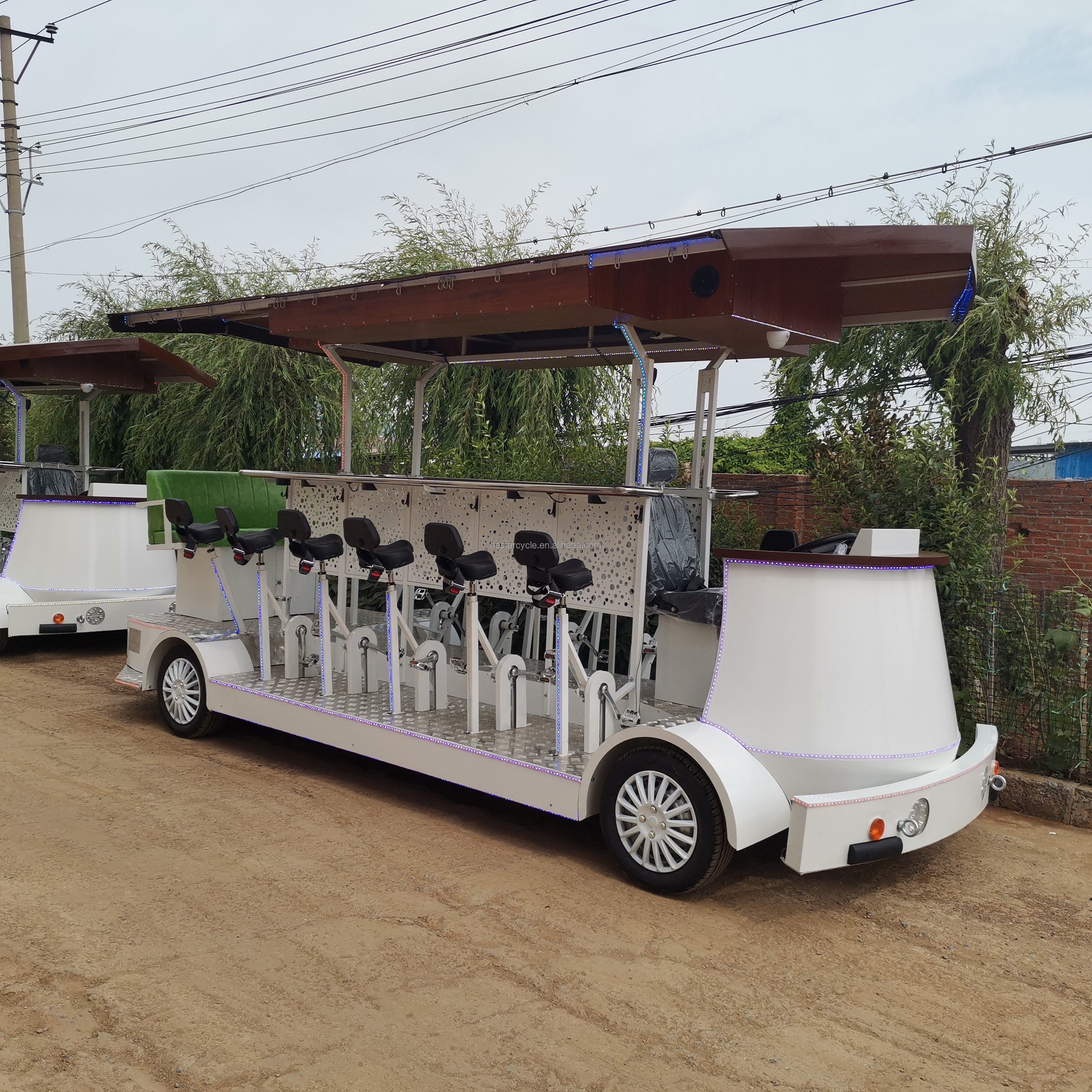 Electric Leisure Sightseeing Special City Bus Beer Bike Party Bike Manufacturer