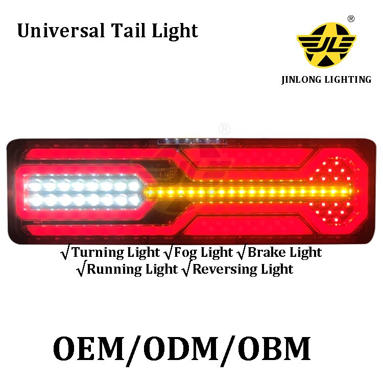 LED Turn Signal Lamps Tail Light Truck Taillight Bus Stop Turn Rear LED Tail Lights Brake Lamp Truck Trailer Rear Taillights