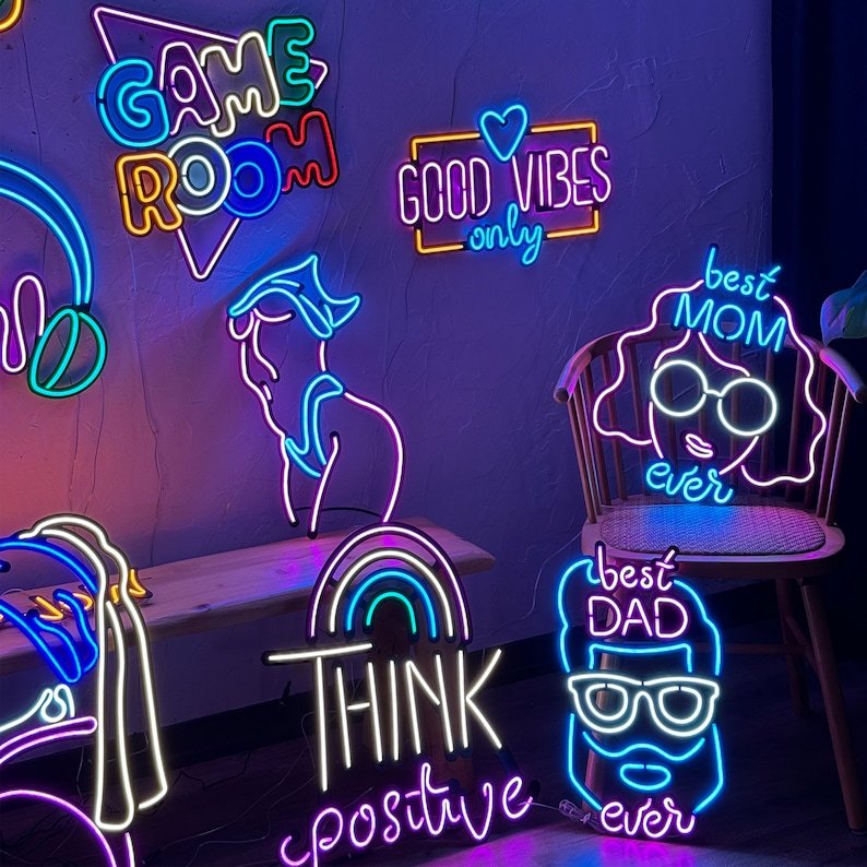 Acrylic Logo Sign Light Custom Neon Sign Board Anime Decoration Custom Neon Light Party Supplies Led Neon Signs