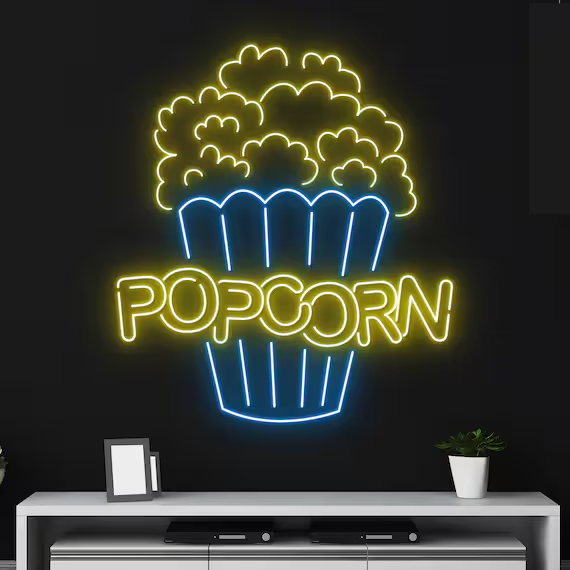 Custom Neon Sign High Acrylic Smart Wall Mounted Restaurant LED Neon Sign