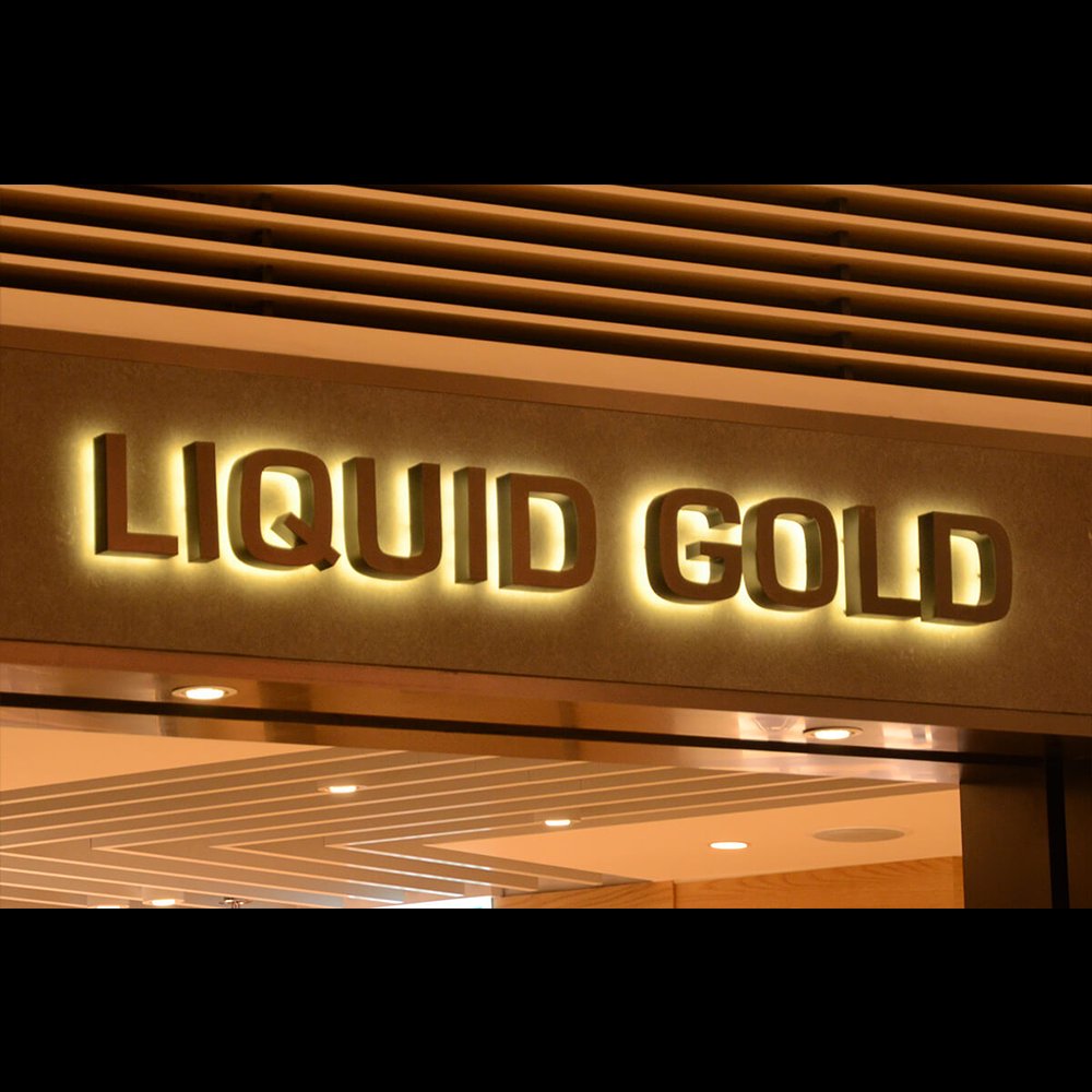 Factory Custom 3D Gold Metal Corporate Logo Channel Letters for Outdoor Signs Stainless Steel Letters Store Sign