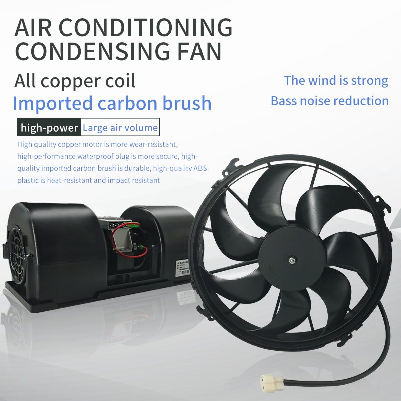 China Bus air Conditioning Condensing Fan Accessories Evaporation Fan 261 281 Bus Parts air Conditioning Cooling Fan coach Part