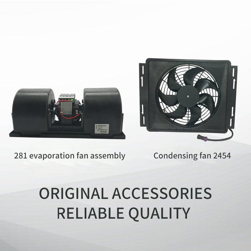 China Bus air Conditioning Condensing Fan Accessories Evaporation Fan 261 281 Bus Parts air Conditioning Cooling Fan coach Part