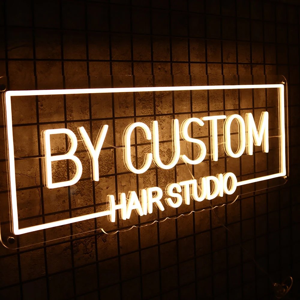 China Supplier DIY Outdoor LED Burger Open Coffee Shop Board Wall Hanging Flex Neon Lights Sign for Advertising