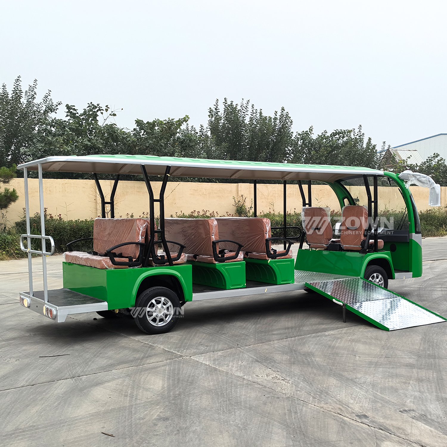 Best Popular Electric Bus 5 Rows City Transportation Bus Accessories Park Sightseeing Reception for Sale