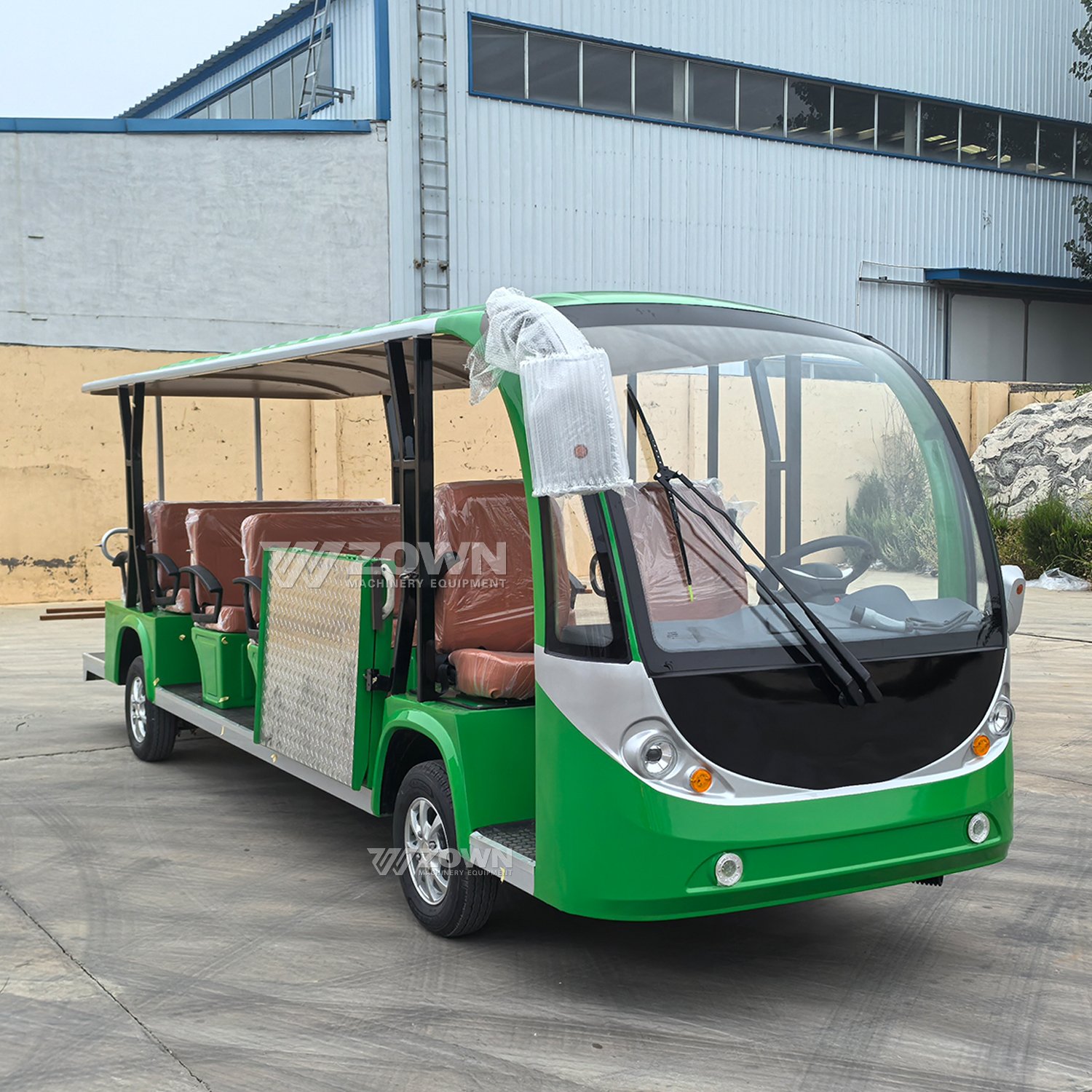 Best Popular Electric Bus 5 Rows City Transportation Bus Accessories Park Sightseeing Reception for Sale