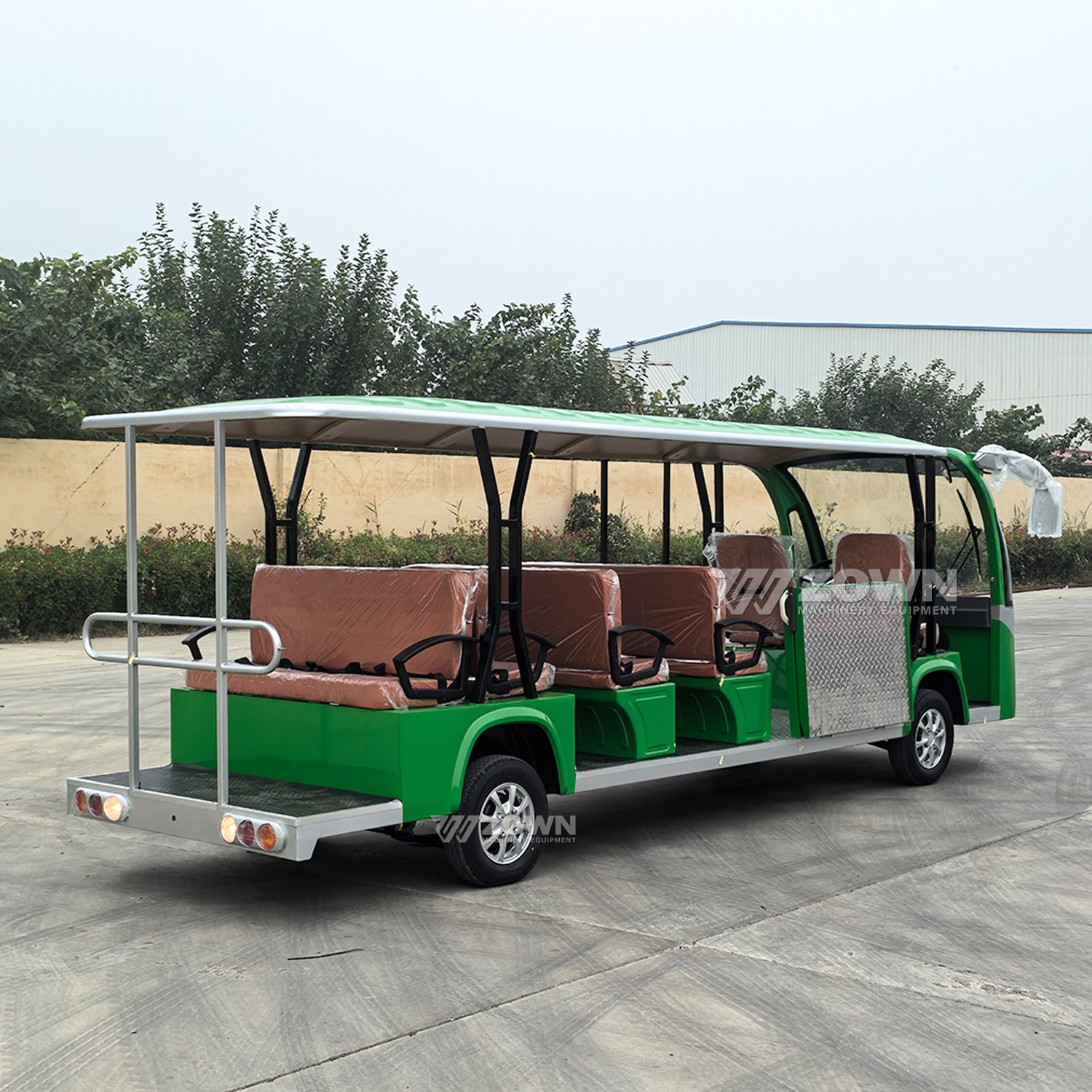 Best Popular Electric Bus 5 Rows City Transportation Bus Accessories Park Sightseeing Reception for Sale