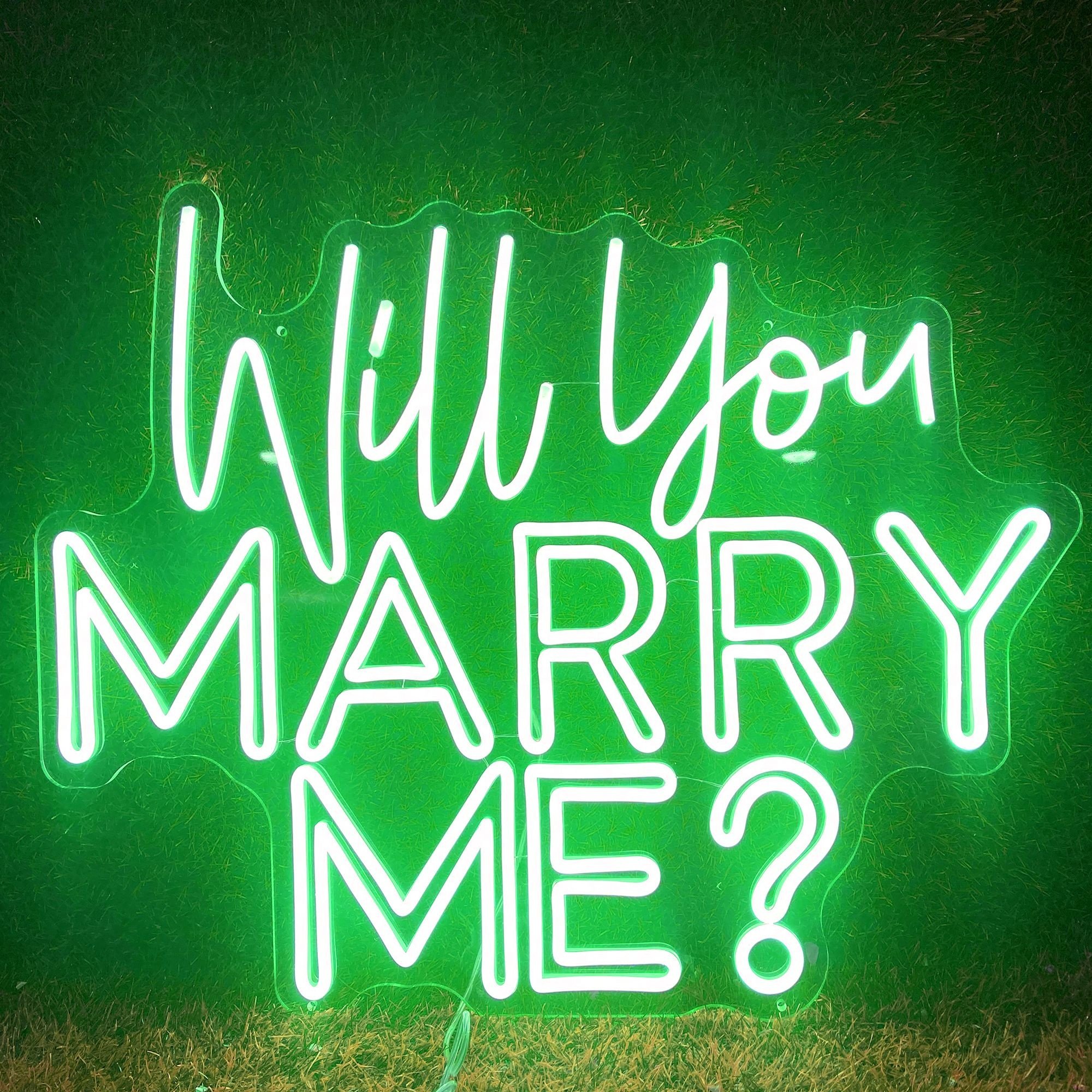 Wedding Neon Sign Party Wall Decoration Will You Marry Me Led Neon Sign Light Party Lighting Led Light for Wall