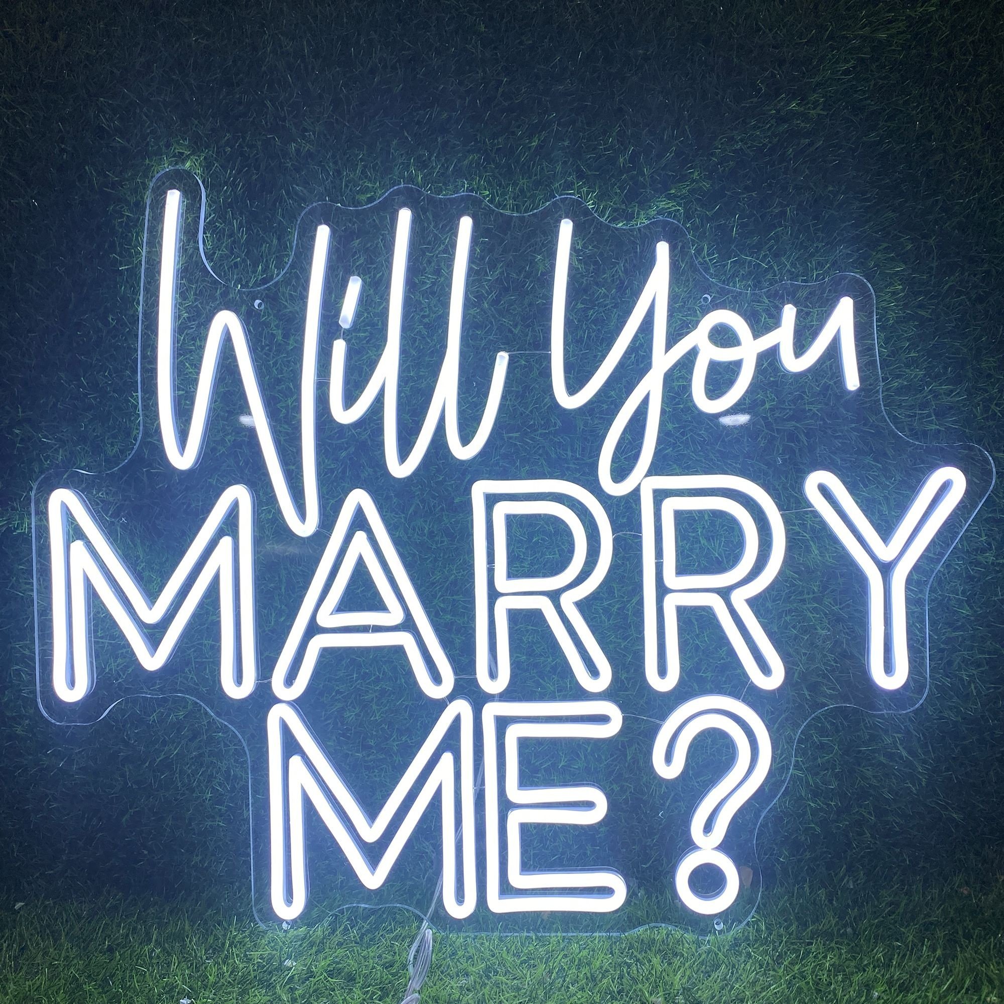 Wedding Neon Sign Party Wall Decoration Will You Marry Me Led Neon Sign Light Party Lighting Led Light for Wall