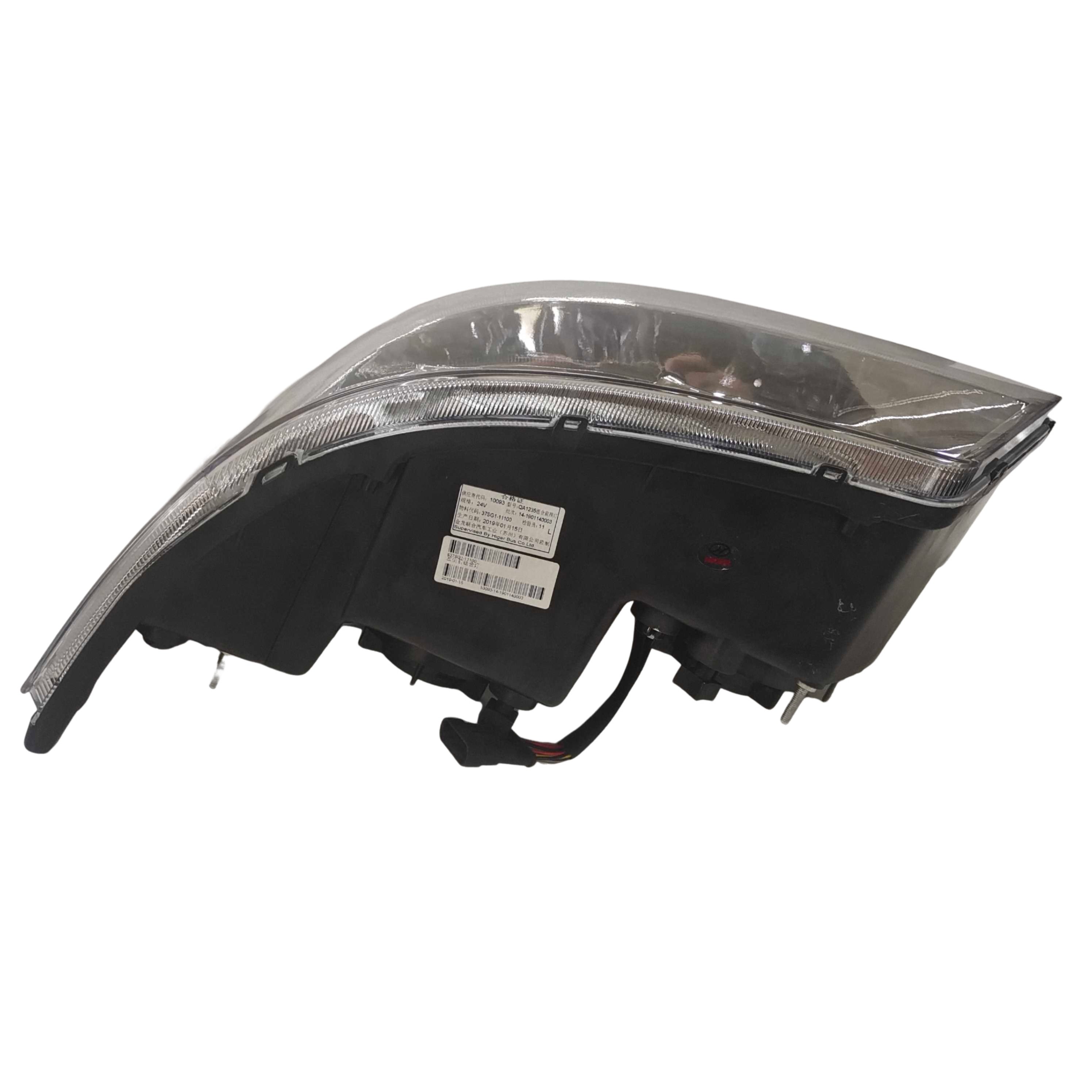 Oem Odm Higer KLQ LED Bus Accessories Combination Headlamps Left 24v Headlight King Long Bus Lights