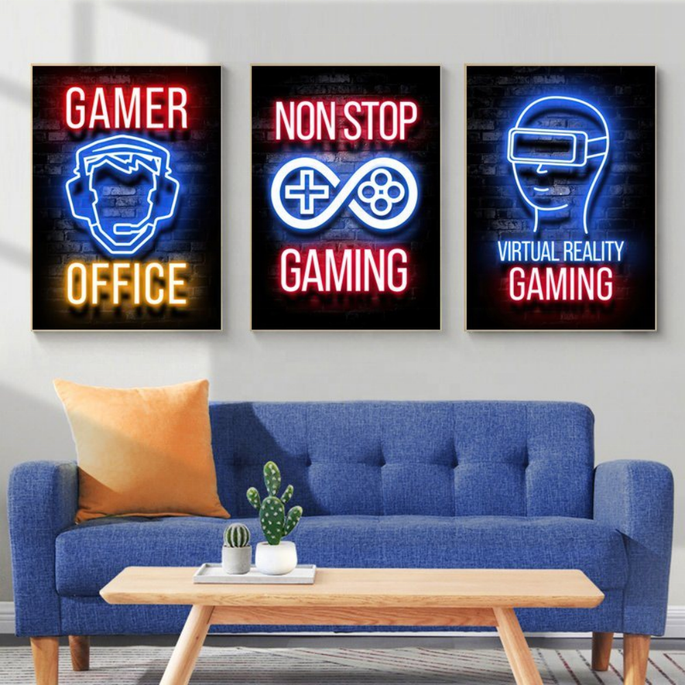 Store Business logo Design Led Light up Sign Gaming Room Neon Sign Poster Led Light up Sign for Store Wall Decoration