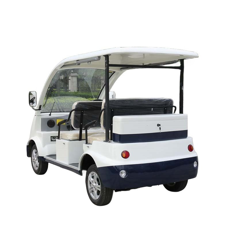 China Factory 4 Wheel Cart 4 Seats Electric Mini Tourist Bus Electric Sightseeing Bus