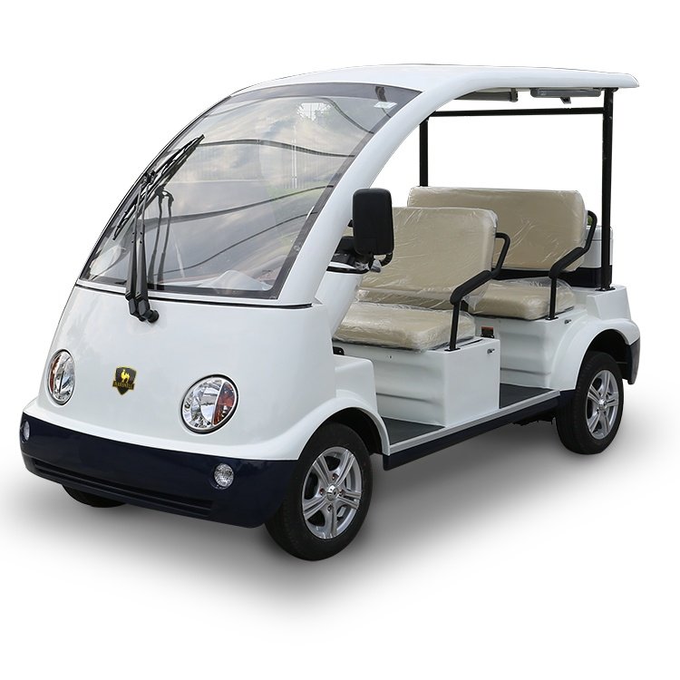 China Factory 4 Wheel Cart 4 Seats Electric Mini Tourist Bus Electric Sightseeing Bus