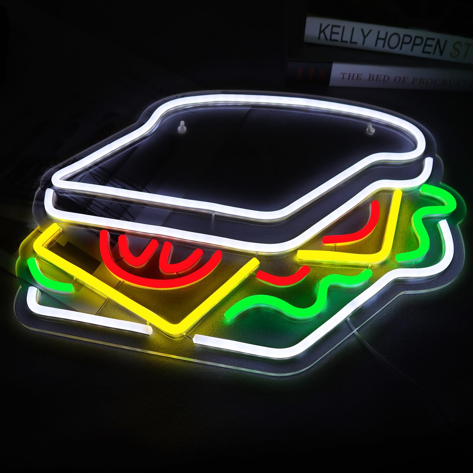 Wholesale Customized Sandwich LED Neon Lights Fast Delivery for Outdoor Decoration Bakery Shop Cafe Convenience Store Decoration