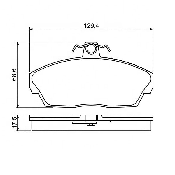 Auto Parts From China Source Manufacturer Brake Pad 3302-3501170 for Land Rover Gazelle Volga