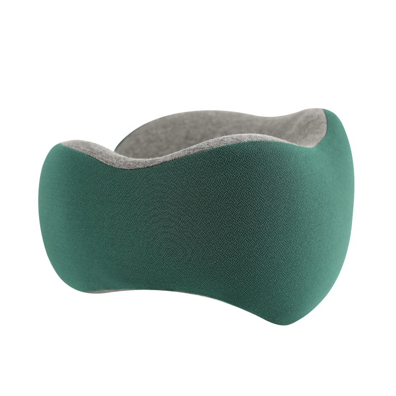 100% Pure Memory Foam Neck Rest Pillow Car Airplane Travel Pillow With Eye Mask Ear Plug