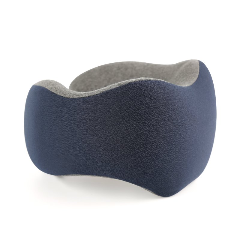100% Pure Memory Foam Neck Rest Pillow Car Airplane Travel Pillow With Eye Mask Ear Plug