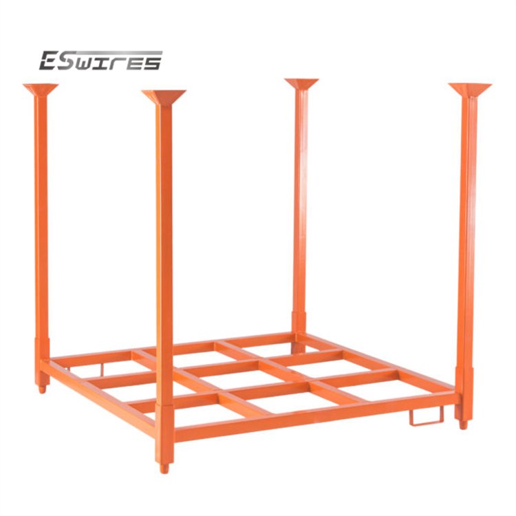 Good Quality Warehouse Powder Coated Metal Steel Heavy Duty Stacking Tire Rack for Storage
