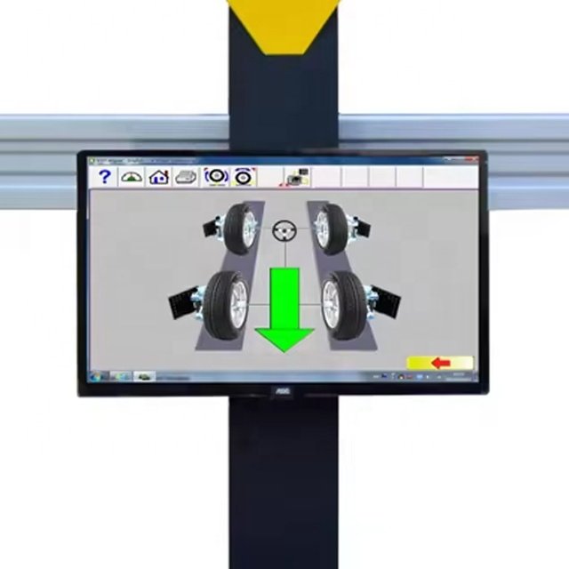 Manufacturer's Manual 3D Four Car Bus Truck Steering Wheel Alignment K1800 Machine Full Set with Price Clamp Equipment