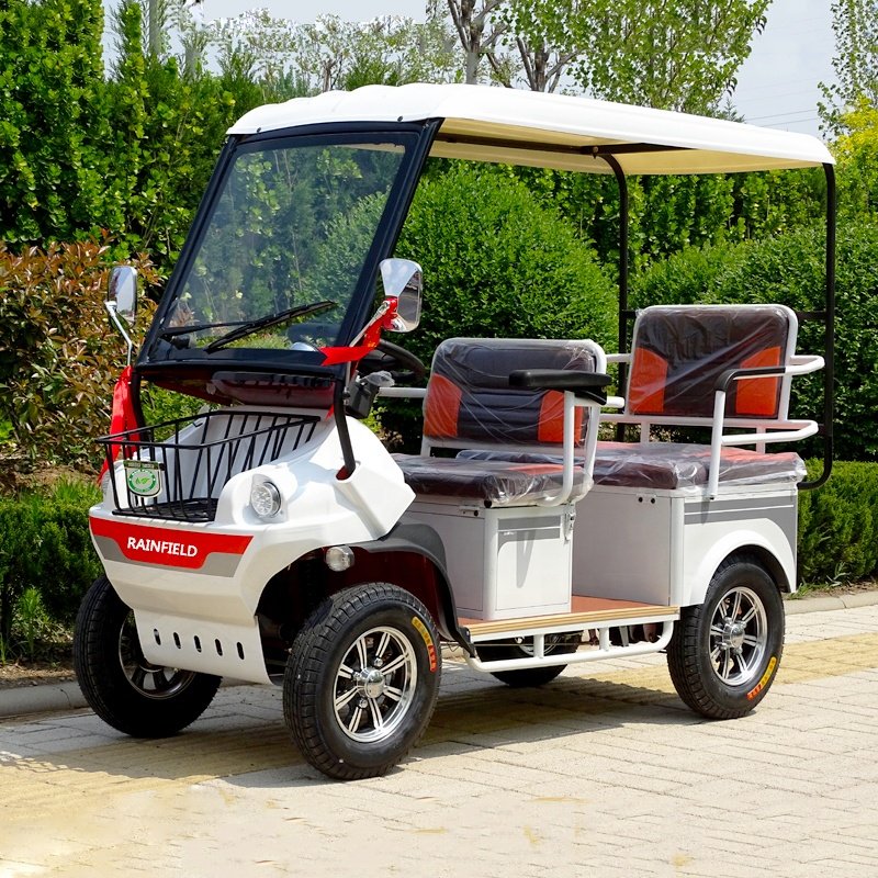 Hot Sale Touring Sightseeing Electric Mini Bus 4 Wheels Electric Cart