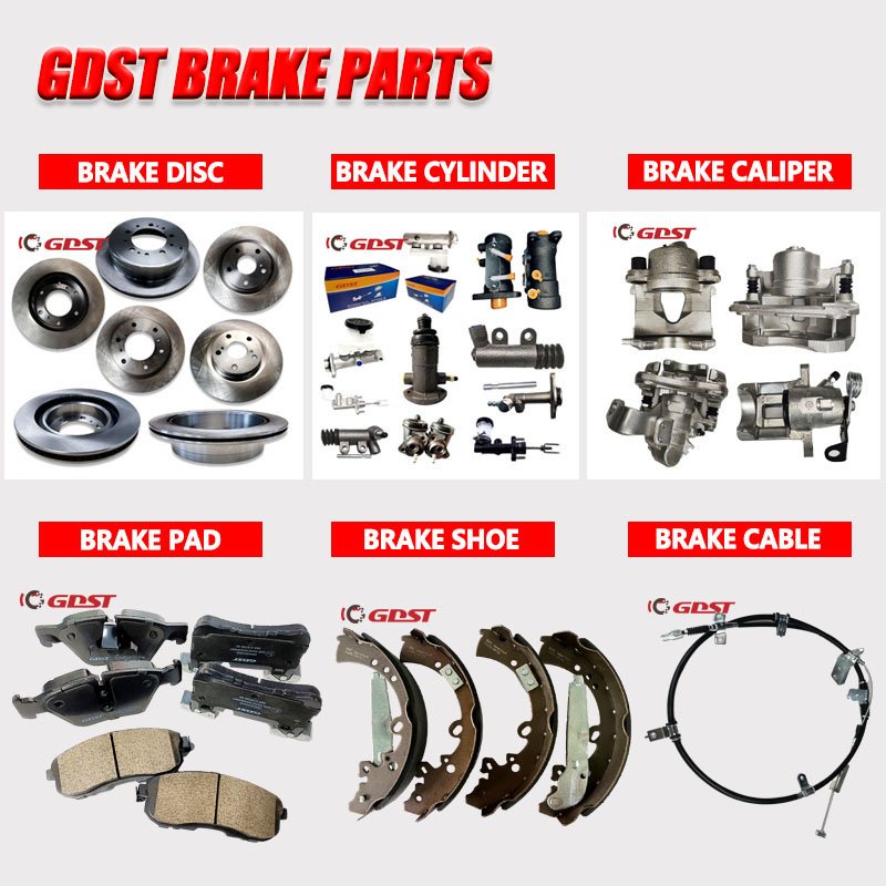 GDST Wholesale Price OEM D333 41060-05N90 Auto Parts Semi-Metallic Universal Front Car Brake Pads for Nissan Vanette Pick-up