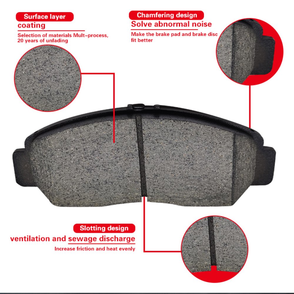 Car Brake System Brake Pads 4605A471 4605A458 4605A783 04465-0K240 for MITSUBISHI GRANDIS L 200 Toyota Benz VOLVO
