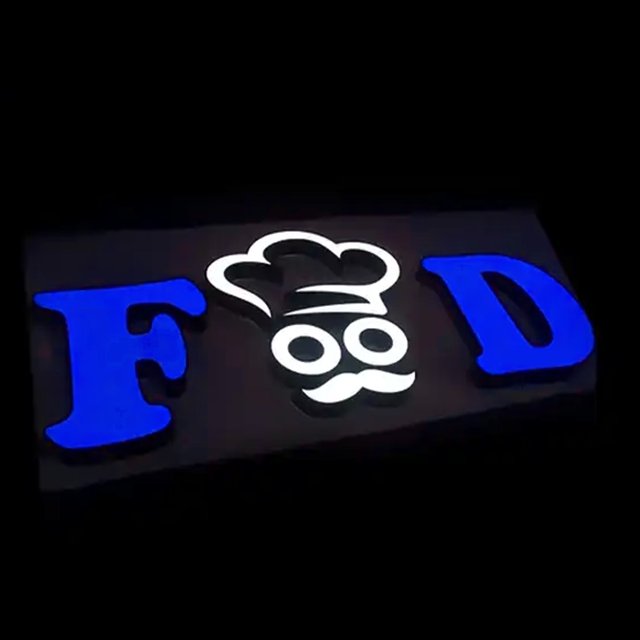 Light up Letters 3d logo Signage Custom Led Sign Light Frontlit Letters 3d logo Channel Letter Custom Led Sign for Business