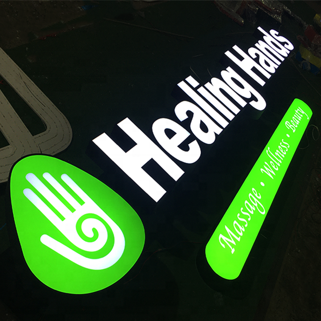 Light up Letters 3d logo Signage Custom Led Sign Light Frontlit Letters 3d logo Channel Letter Custom Led Sign for Business