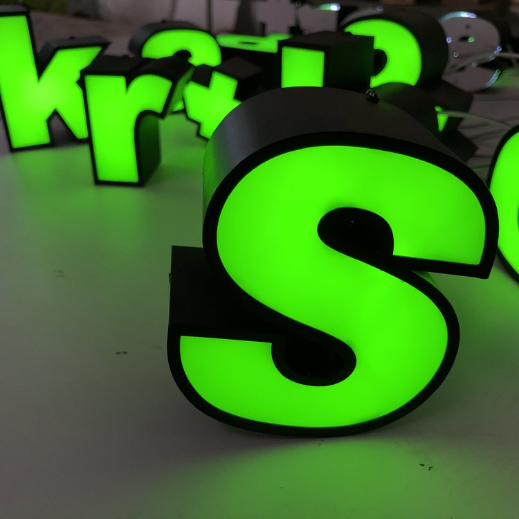 Light up Letters 3d logo Signage Custom Led Sign Light Frontlit Letters 3d logo Channel Letter Custom Led Sign for Business