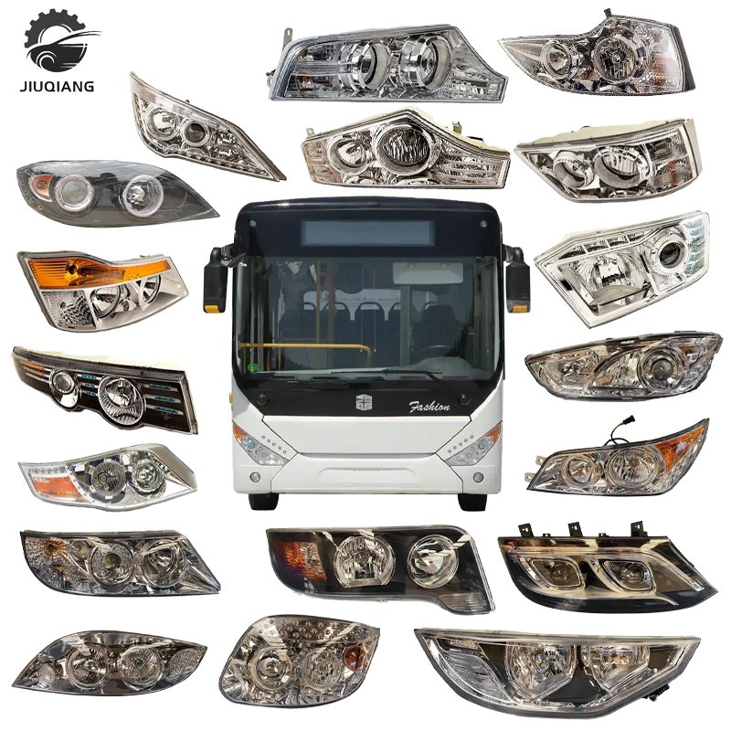 China Jiuqiang Bus Lamps Accessories Combination Headlamp Qa1157 Zk6122hb (left) 4101-00083 Fo R24V Bus coach Light Lamp Parts