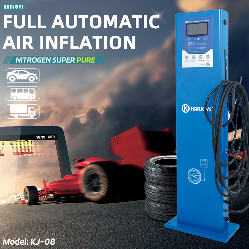 Tire Inflator Heavy Duty Double Cylinder Portable Car Air Compressor Pump Inflator CE 220V Universal Vending Machine 36*16*130cm