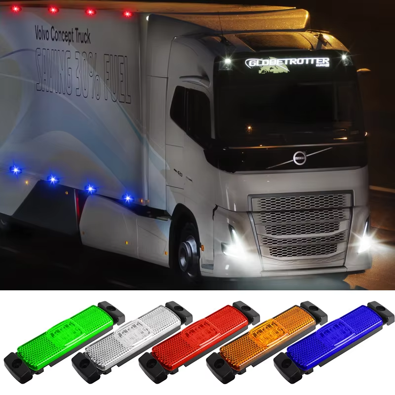 JINXIN Wholesale 12-24V Side Lights Signal Wide Light Truck LED Bright Waterproof Trunk Lights