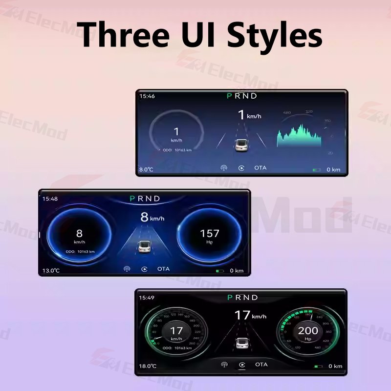 Automotive Intelligent Control Center Integrated Can Bus Analyzer Intelligent Dashboard With 4G Rvc&Environmental Carplay
