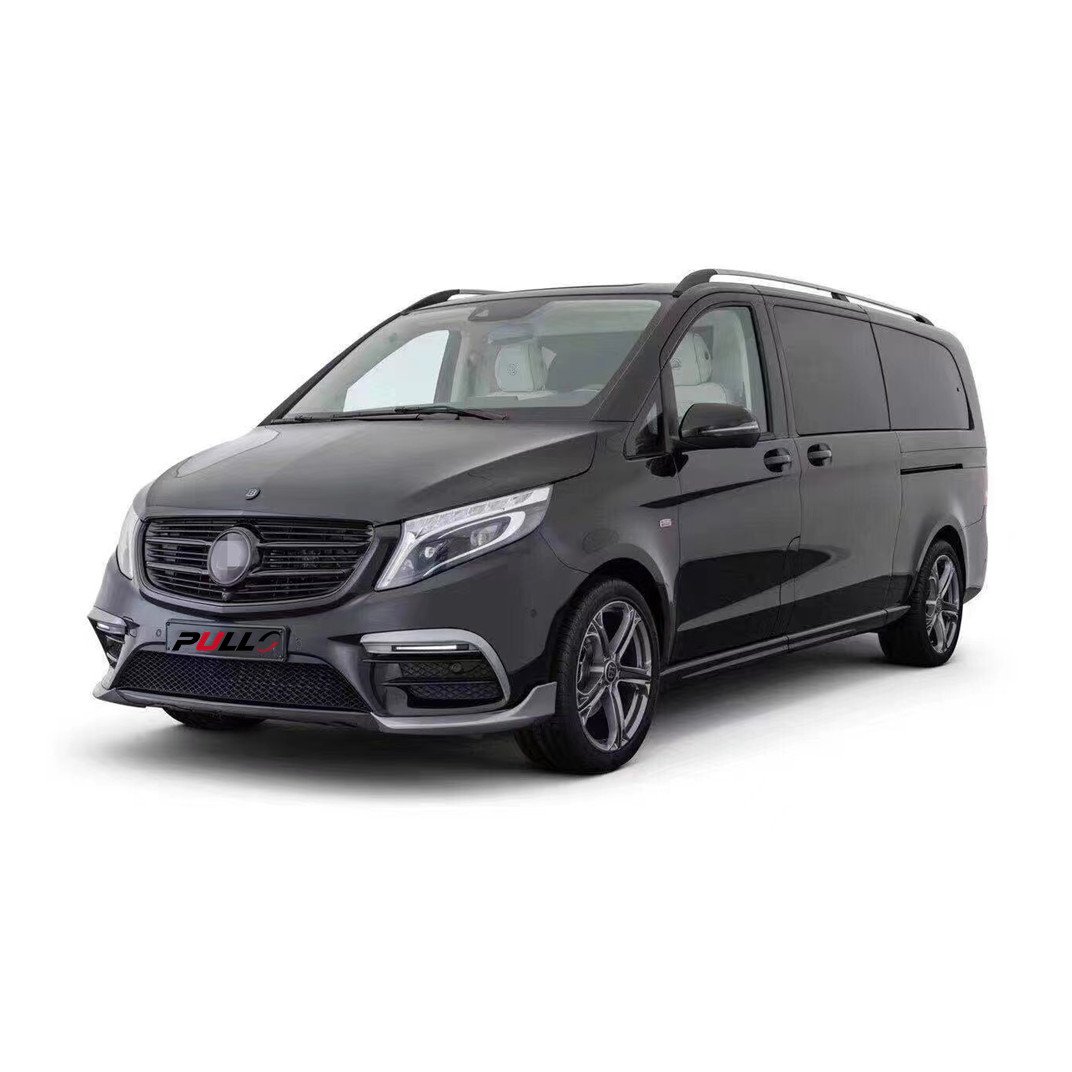 Car Body Kit for Mercedes Benz Vito W447 2016-2022 to Sport Model Include Front and Rear Bumper Assembly with Grille