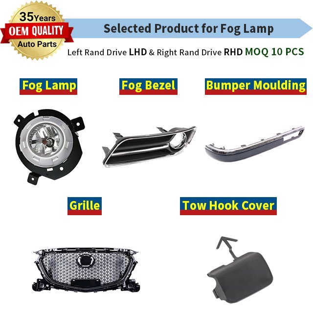 Jmen 251945111E 251945112E for VolkswagenType 2 T3 T25 Vanagon Bus Headlight Taillamp Car Pickup Van Truck Turn Single Lamp Fog