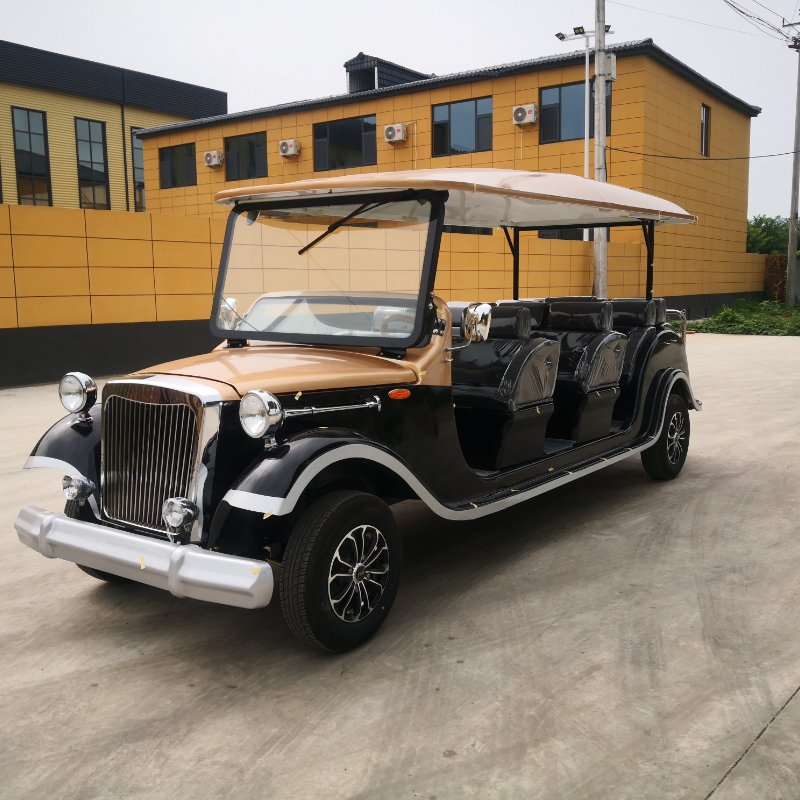 Generation Retro Electric Four Wheel Classic Car Scenic Tour Car Classic Bus 11 Take a Golf Cart