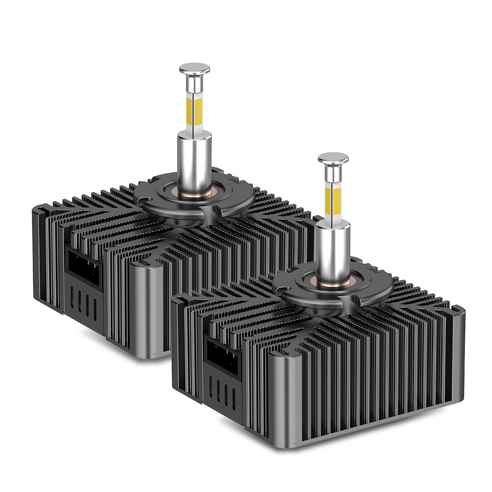 Bright 360 D Series LED Headlight Bulbs 150W 25000 Lumen Super Bright D1S D2S D3S D4S D5S D8S Lamp Conversion Kit 6000K White