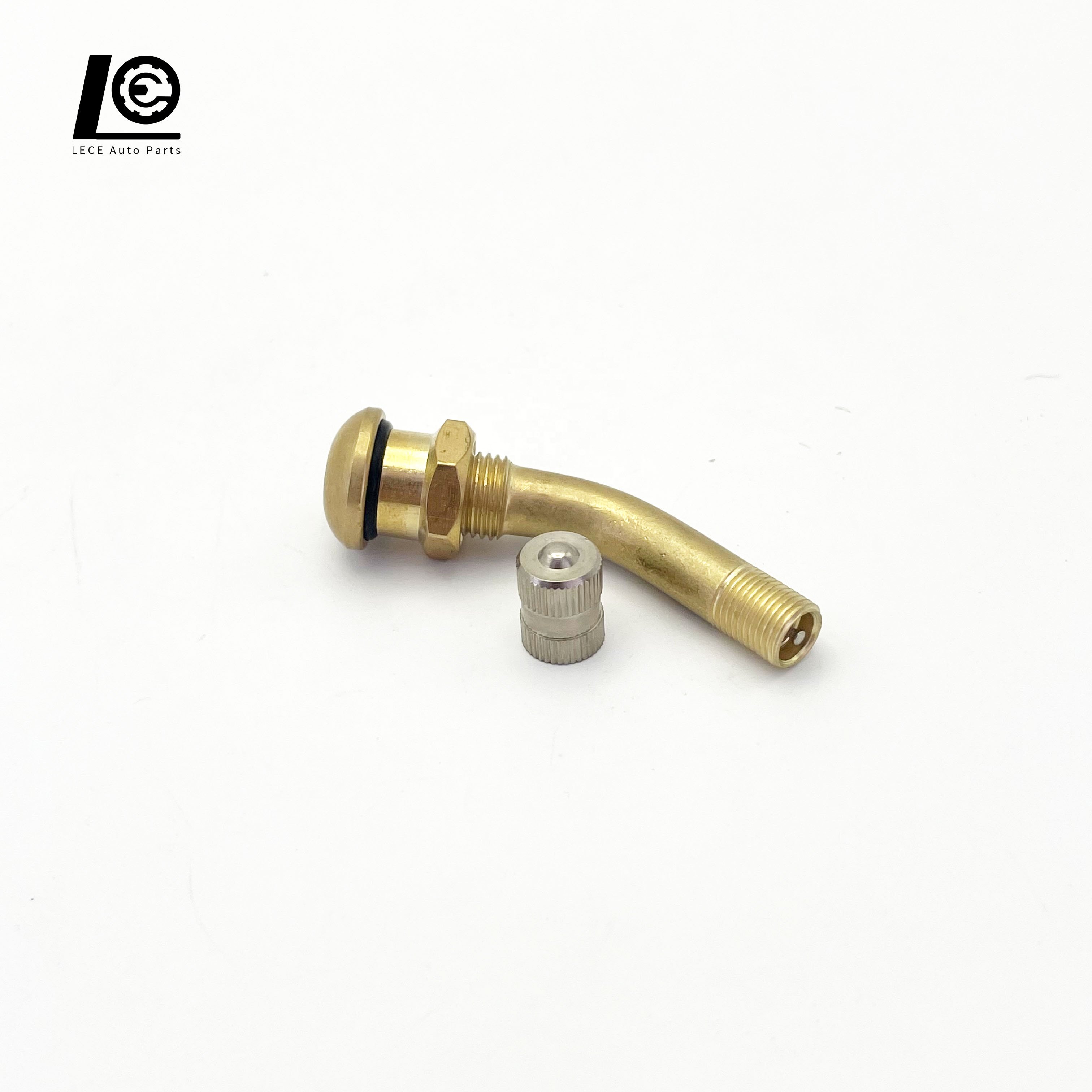 Wholesale High Quality Tire Inflation Valve 58MS Tubeless Brass Tire Valve Stem for Truck and Bus