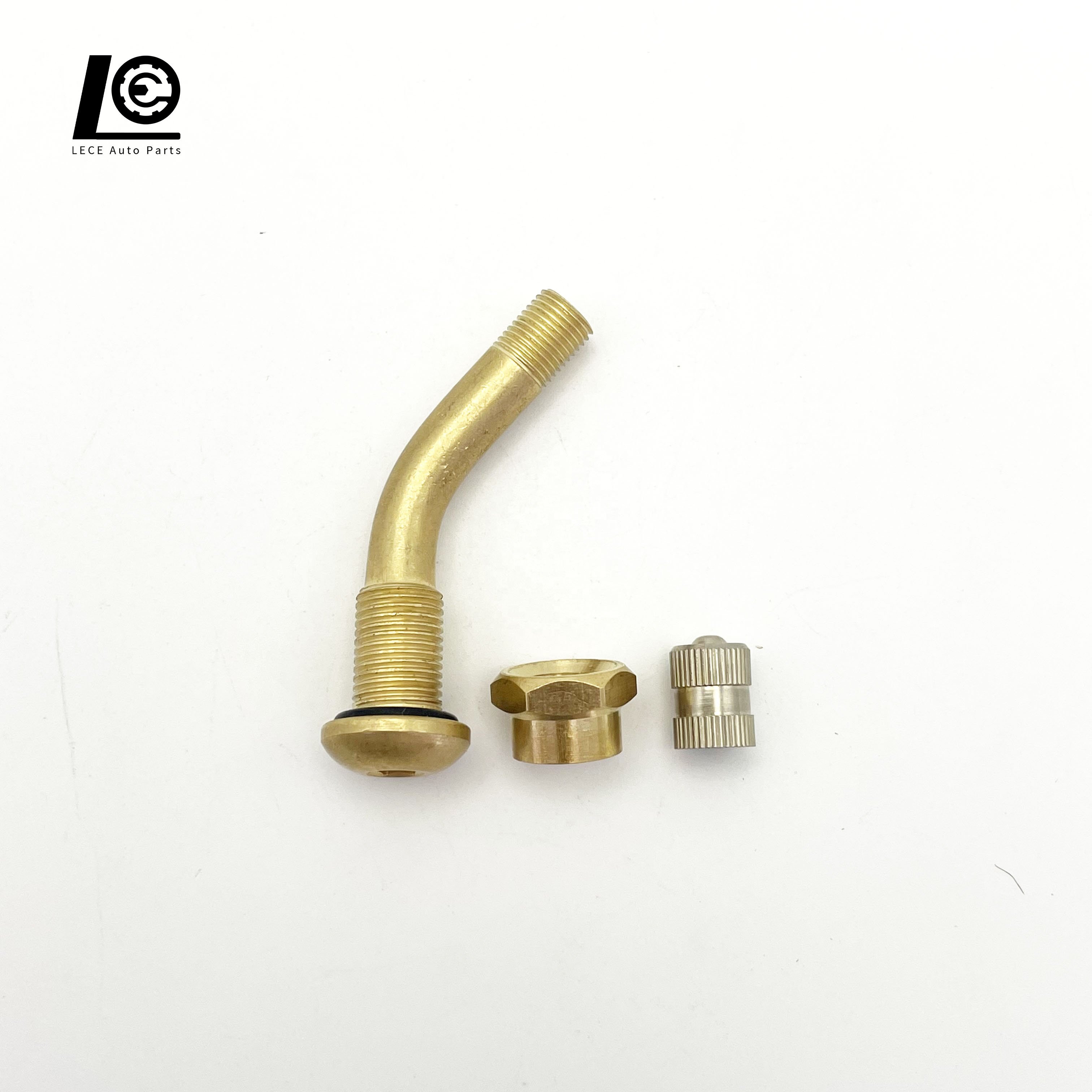 Wholesale High Quality Tire Inflation Valve 58MS Tubeless Brass Tire Valve Stem for Truck and Bus